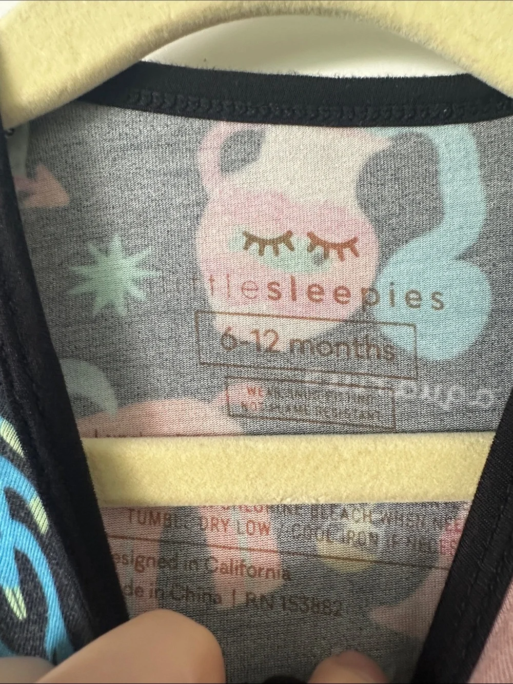 Little Sleepies Black Zodiac Pajamas